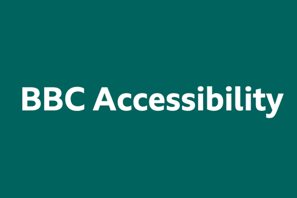 BBC accessibility settings