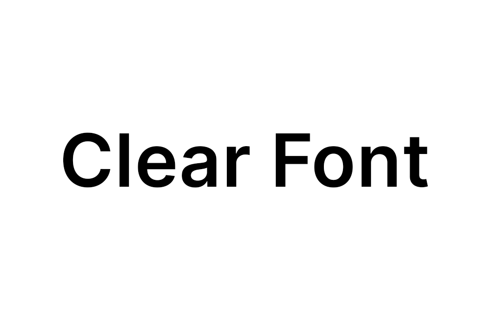 Choosing a simple, well-spaced font with good&nbsp;contrast