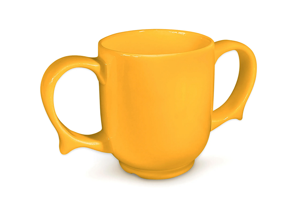 Two-handled mugs