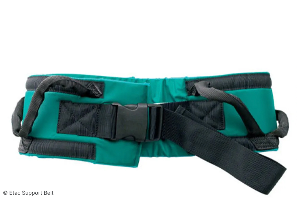 Using a mobility/gait/grab belt